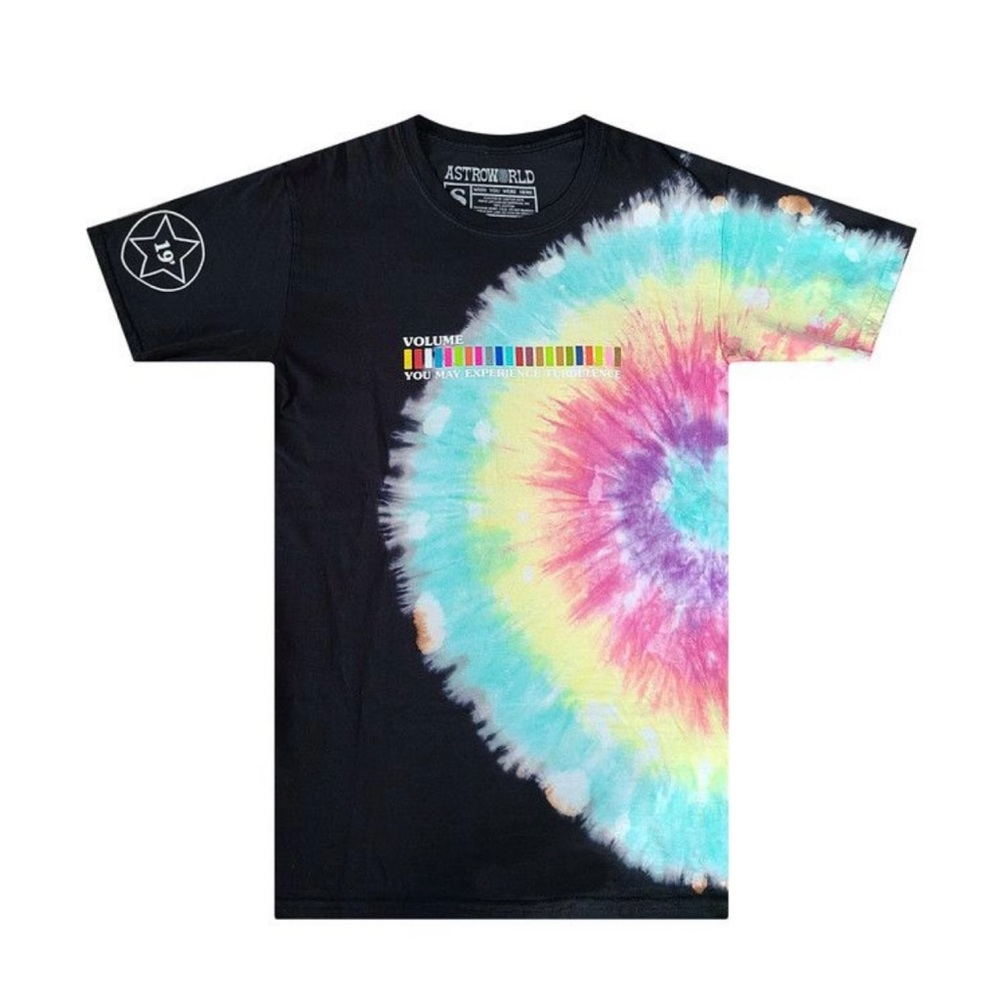 Cactus Jack by Travis Scott Astroworld Festival Run Tie Dye Tee